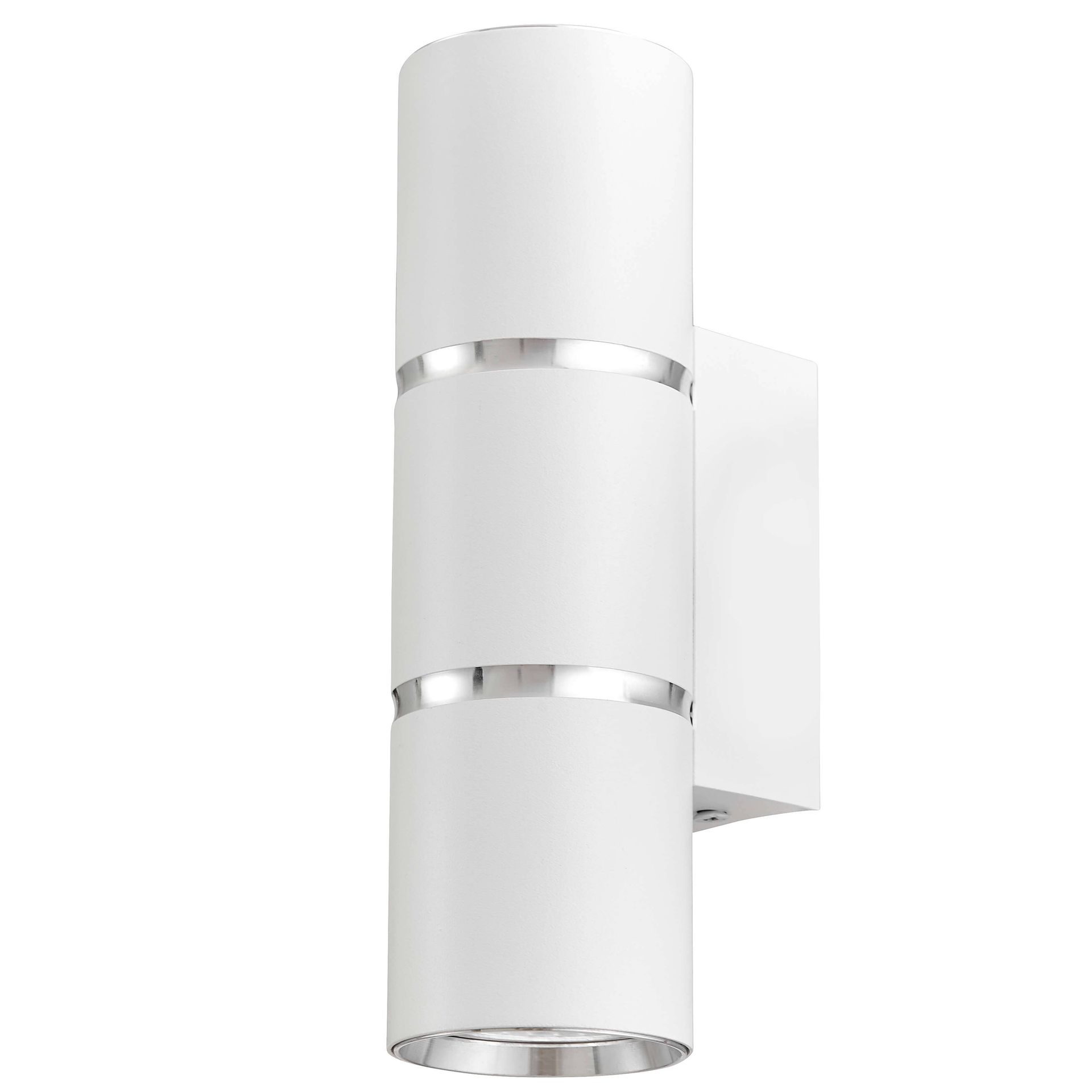 LAMPA ŚCIENNA KINKIET NOWOCZESNY BIAŁO-CHROMOWANY ASTI W2