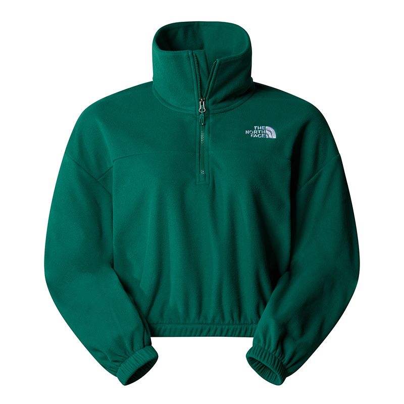 Bluza The North Face 100 Glacier 1/2 0A89J9NL11 - zielona