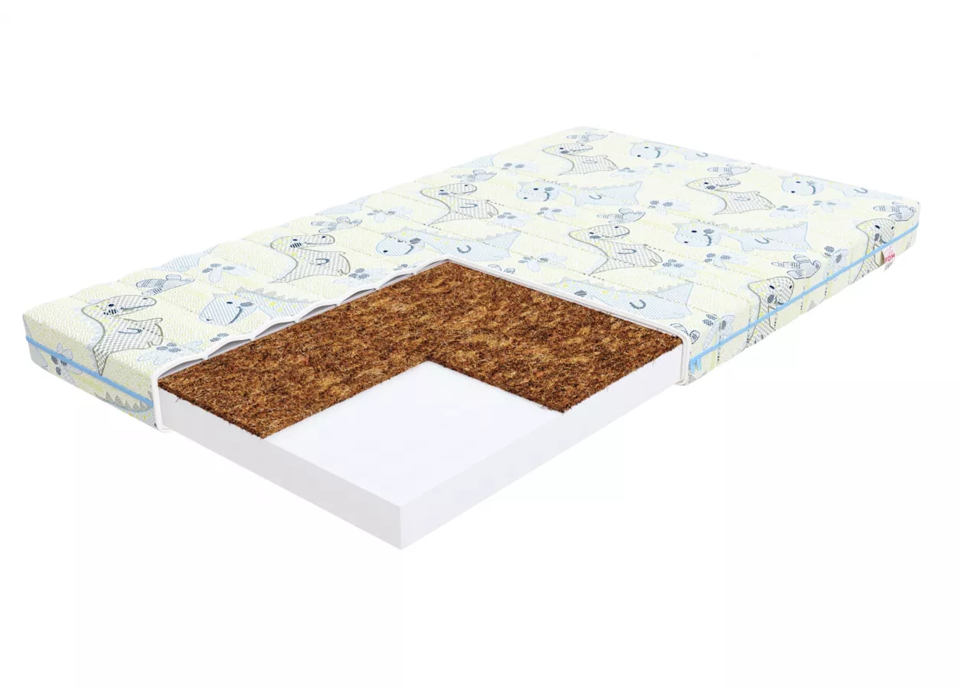 Materac piankowy CALM dino - 60 x 120