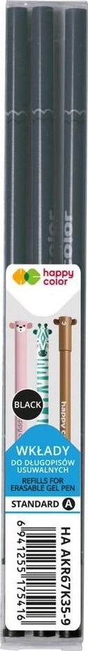 Happy Color Wkład do długopisu usuwalnego 3szt