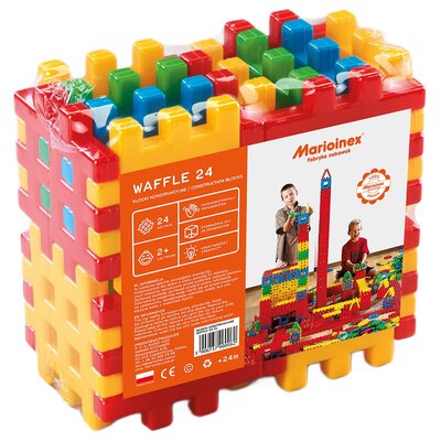 Mario-inex Klocki konstrukcyjne Wafle 24el Mario Kostka Fol
