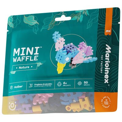 Marioinex, Klocki Mini Waffle Nature - Koliber 50 elementów