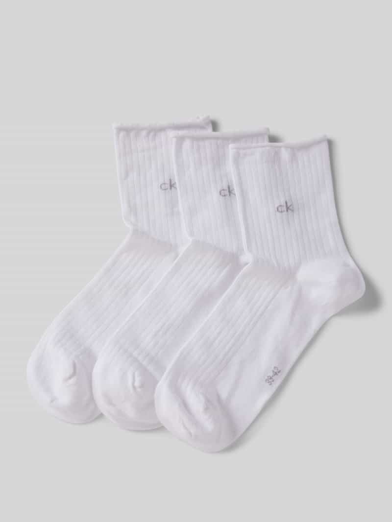 Skarpety z detalem z logo w zestawie 2 szt.