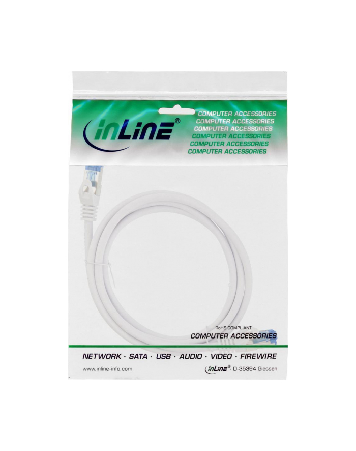 Inline Patch Cable, Cat.6A, S/Ftp, Tpe Flexible, biały, 50M 74850W 74850W