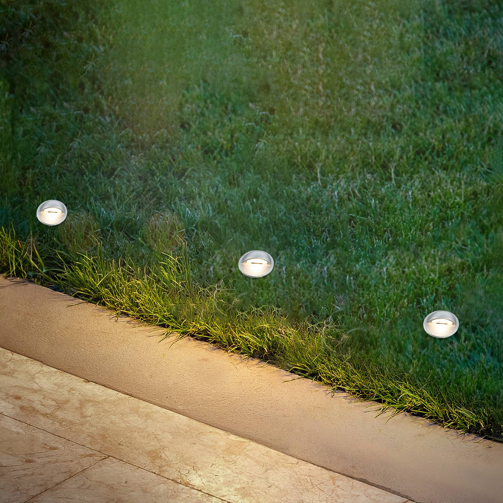 Briloner Spot wpuszczany LED 3923034, IP65, 12 V, 3-punktowy przedłużacz Ø 3,5 cm