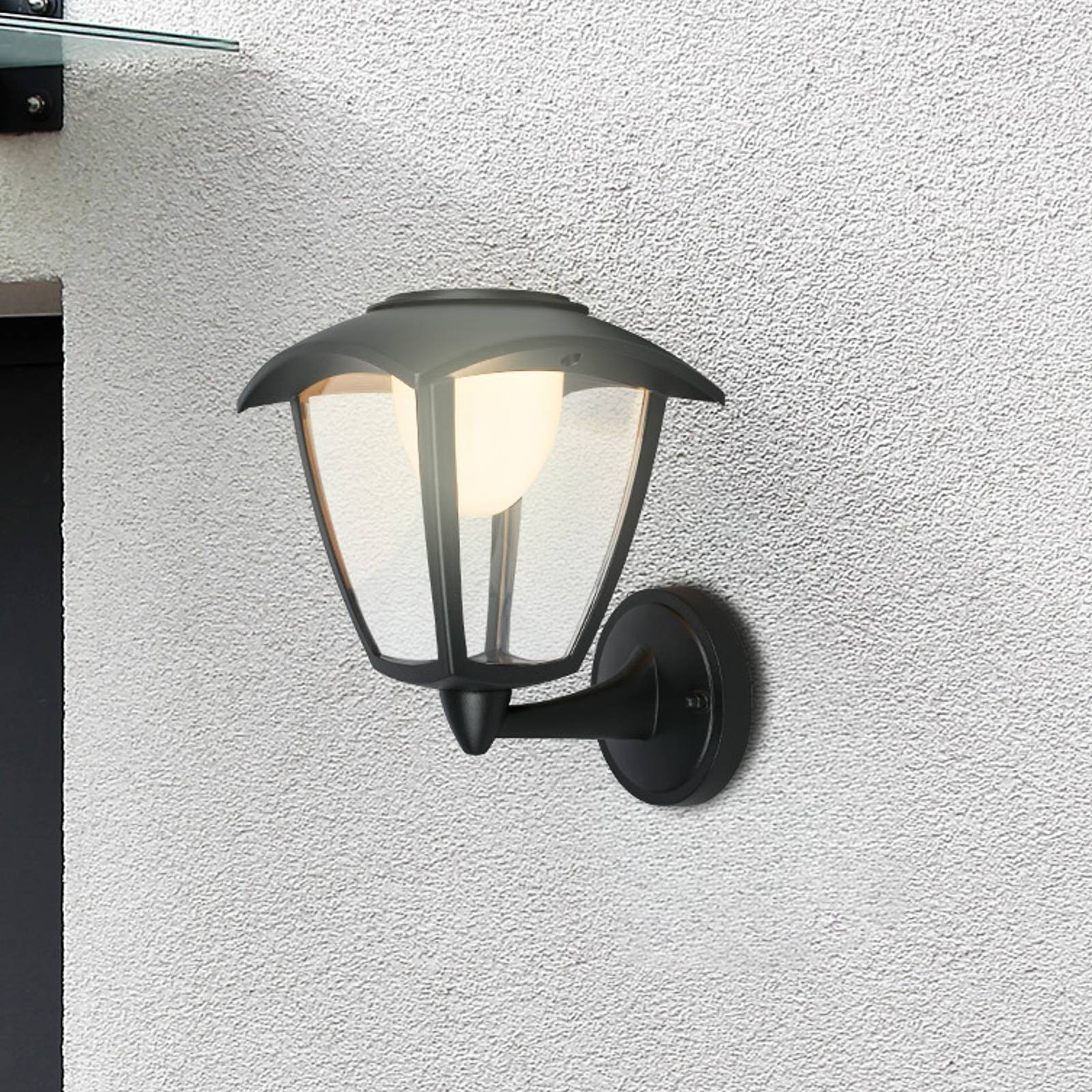 Briloner Akumulatorowy kinkiet zewnętrzny LED 3929015, czarny, ściemniacz dotykowy