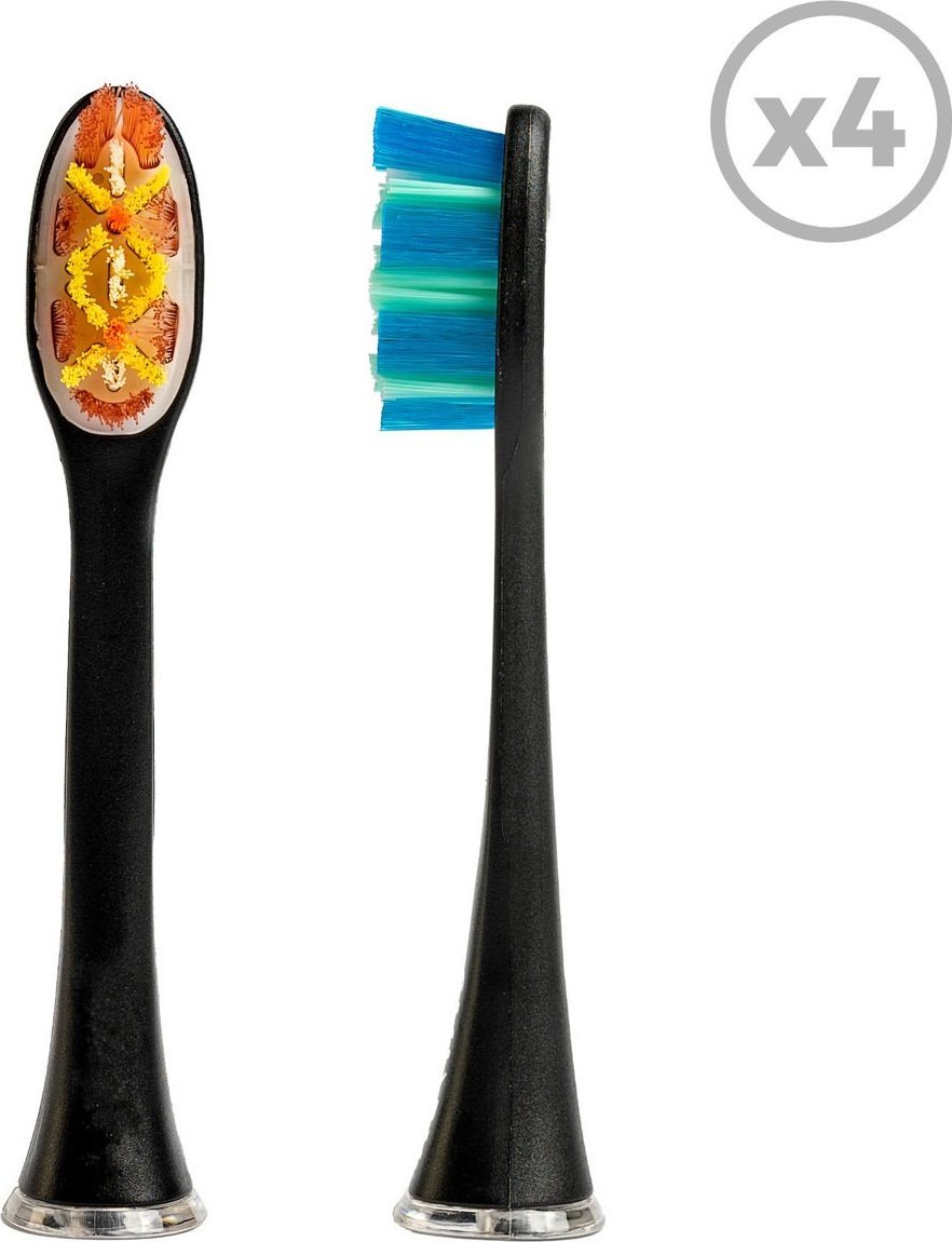 Końcówka Smiley Końcówki do szczoteczki sonicznej Smiley Pro White 4 szt.