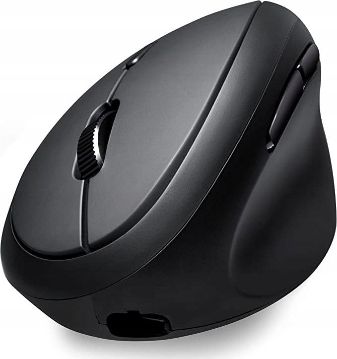 Perixx PERIMICE-819, PERIMICE-819 - Wireless ergonomic vertical Mouse with Silent Click and small Design- Multi-Device, black