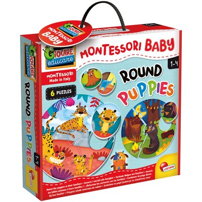 Montessori Baby Okrągłe puzzle Lisciani