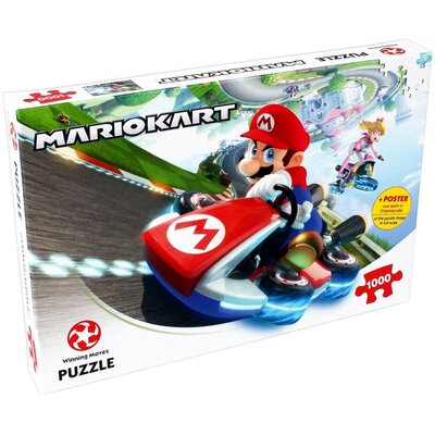 WINNING GAMES Puzzle WINNING MOVES Mario Kart 1000 elementów - Black Week! Specjalne oferty cenowe! Sprawdź na Redcoon.pl