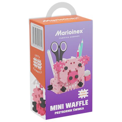 Mini Waffle 70 elementów Przybornik świnka
