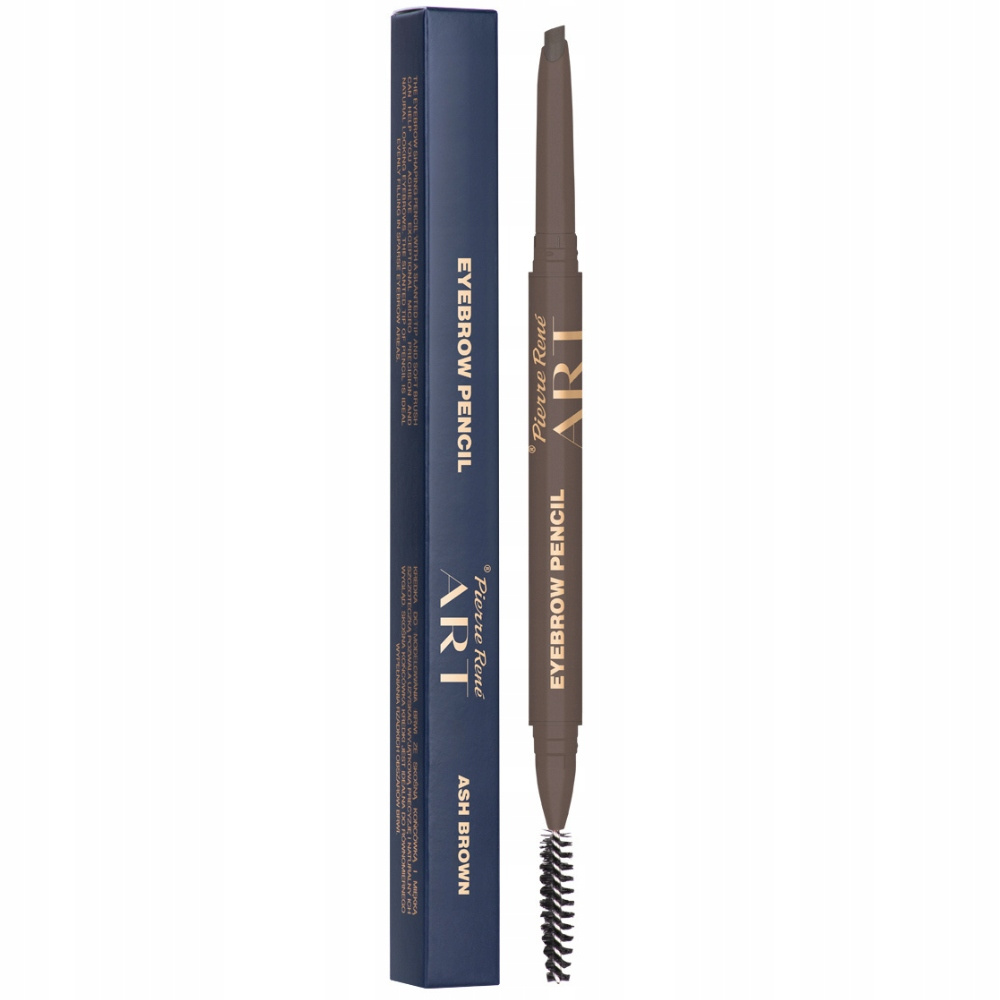 Pierre Rene Eyebrow Pencil Kredka do brwi, 02 Ash Brown Ash Brown 0.2 g