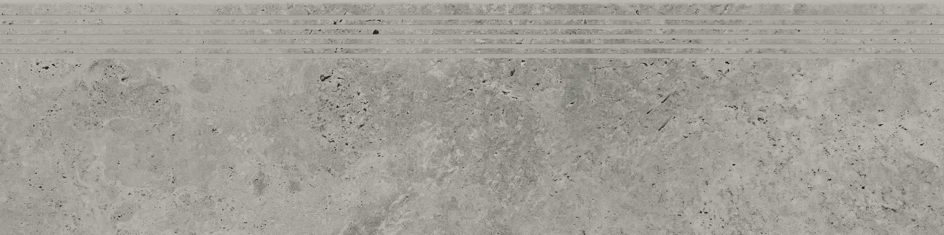 Stopnica Candy gptu 1202 light grey mat rectified 29,8x119,8 Cersanit