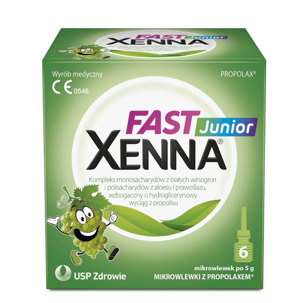 Xenna Fast Junior Mikrowlewki z propolaxem, 6 sztuk