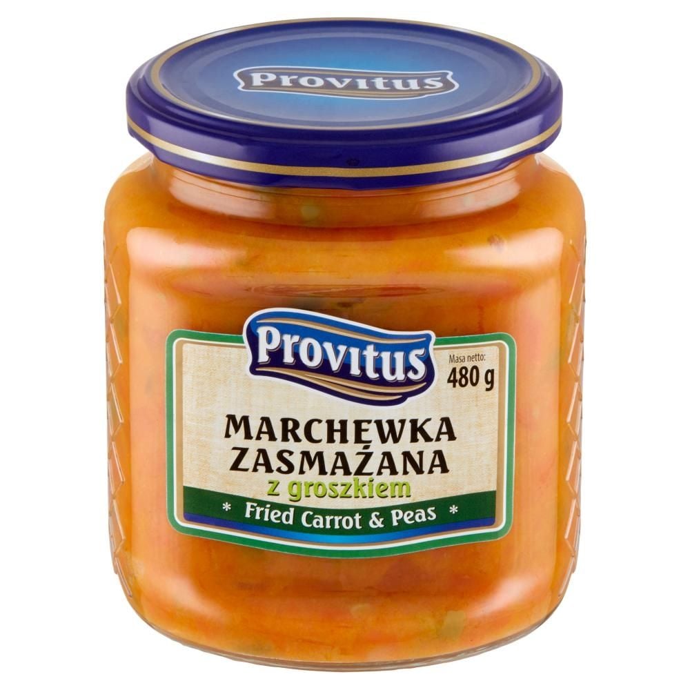 ProVitus Marchewka zasmażana z groszkiem 480 g