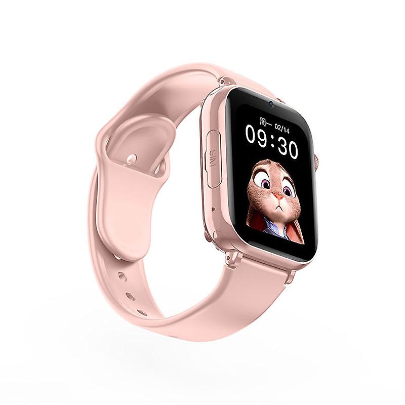 Dzieci 4g Smart Watch Sos GPS Location Tracker Karta SIM Połączenie wideo Wifi Czat Kamera Latarka Wodoodporny Smartwatch dla dzieci Różowy