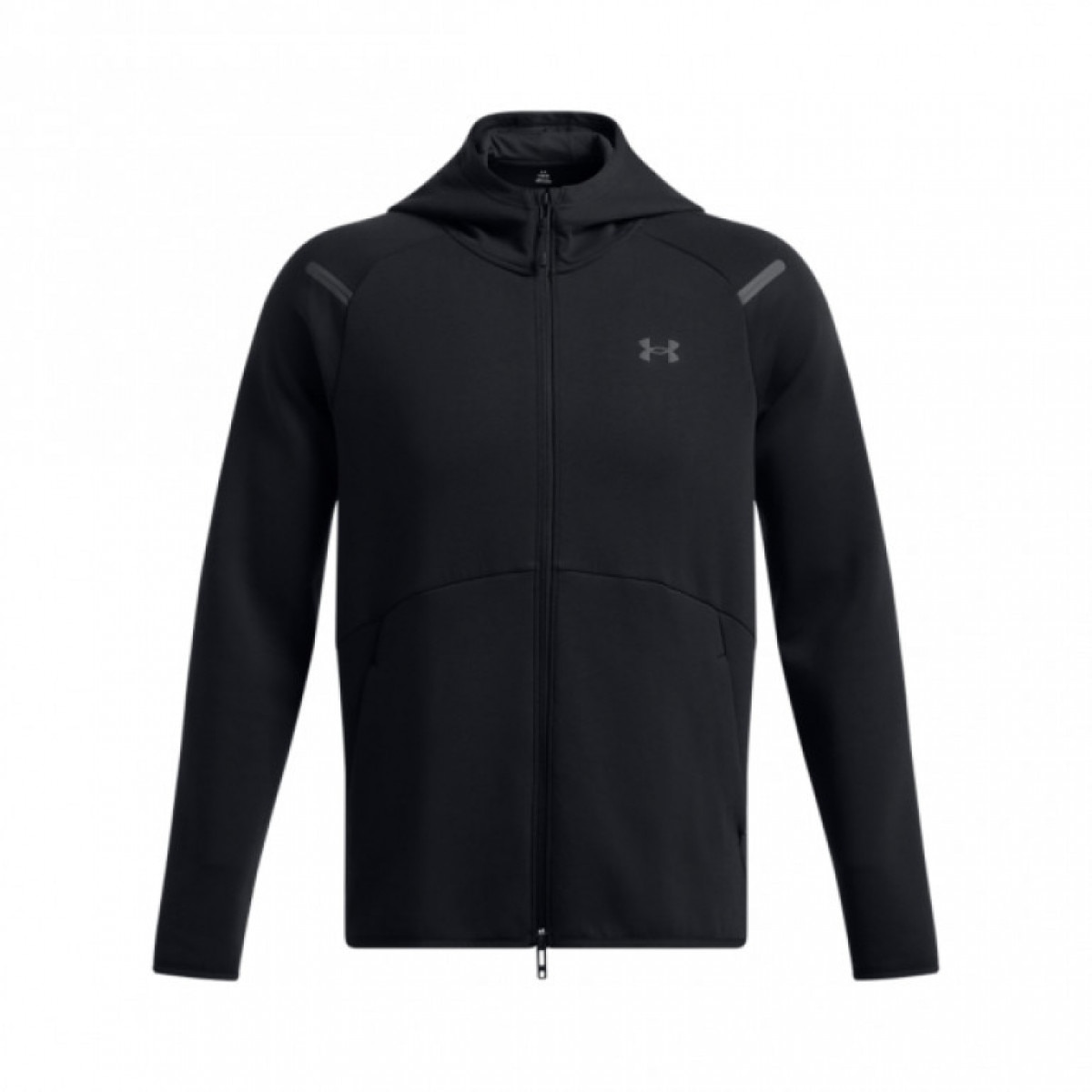 Męska bluza dresowa rozpinana z kapturem Under Armour UA Unstoppable Flc Fz Hd Eu - czarna - UNDER ARMOUR