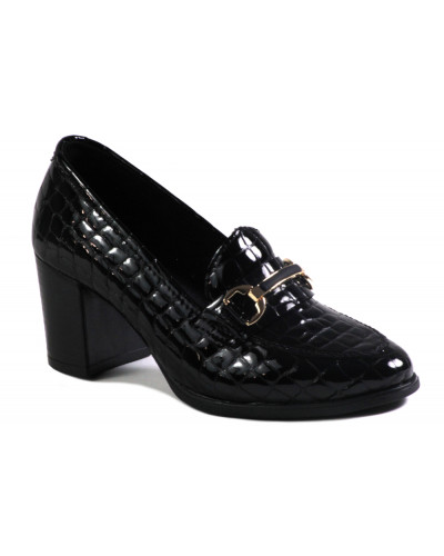 MOKASYNY RIEKER - 50101-00 BLACK - Rieker