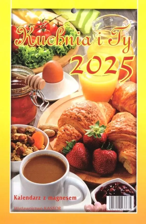 Kalendarz 2025 tygodniowy z magnesem Kuchnia i Ty - KASTOR