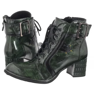 Botki Zielone Lakierowane 06598-09/00-8 (MA1256-a) Maciejka