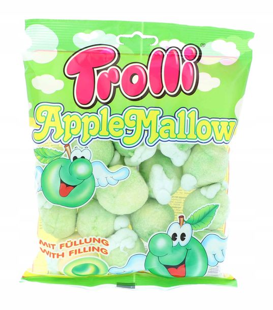 Trolli, pianki o smaku jabłkowym, 150 g