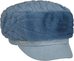 Czapka Żeglarska Faux Fur by Seeberger, niebieski, One Size
