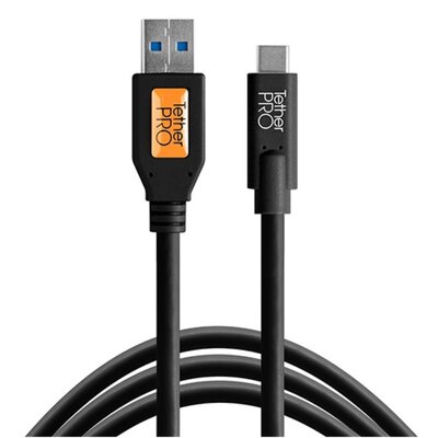 Tether Tools tetherpro USB 3.0 z USB-C, 4,6 m CUC3215-BLK
