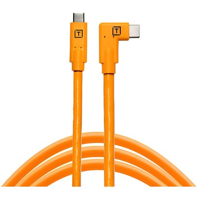 Tether tools TetherPro z USB-C na USB-C pod kątem prostym - pomarańczowy