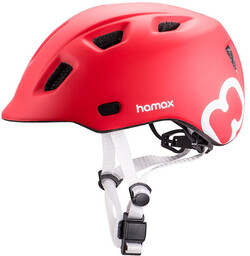 Hamax - Kask dziecięcy roz 52-56 - red/white