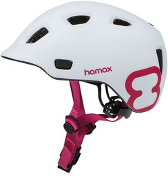Hamax - Kask dziecięcy roz 52-56 - white/pink