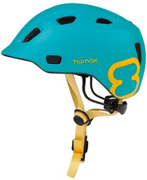Hamax - Kask dziecięcy 47-52 - turquoise/yellow
