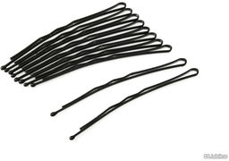 WSUWKI DO WŁOSÓW CZARNE 10 SZT. kolor czarny eleganckie do włosów klasyczne hair cuff (ak842)