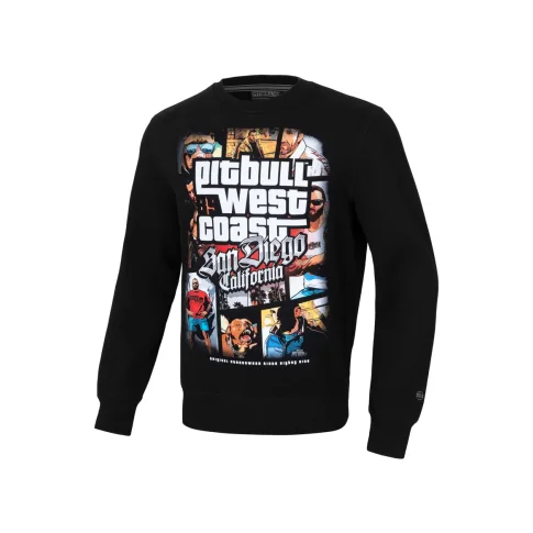 Pit Bull Bluza Bez Kaptura Most Wanted Crewneck Black
