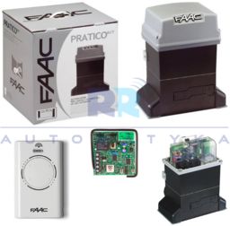 FAAC Zestaw PRATICO 746 230V do bram przesuwnych do 600 kg