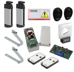 ROGER Zestaw KIT SLED SL/180/R2 BRUSHLESS 36V IPU HIGH SPEED do bram skrzydłowych o długości skrzydła do 1,8 m