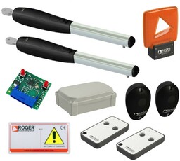 ROGER Zestaw KIT SMARTY5 BRUSHLESS 36V do bram skrzydłowych o długości skrzydła do 5 m