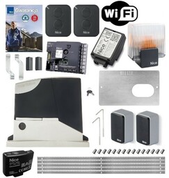 Nice Zestaw ROBUS 400 ERA FLOR do bram przesuwnych do 400 kg + Listwa (5 m) + BIDI WIFI