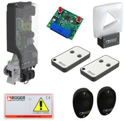 ROGER Zestaw KIT TW90/600/HS/F BRUSHLESS 24V HIGH SPEED do bram przesuwnych do 600 kg