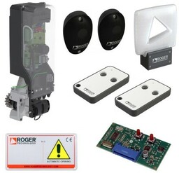 ROGER Zestaw KIT TW90/800/F BRUSHLESS 24V do bram przesuwnych do 800 kg