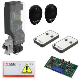 ROGER Zestaw KIT TW90/800/L BRUSHLESS 24V do bram przesuwnych do 800 kg