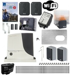 Nice Zestaw ROBUS 600 ERA FLOR do bram przesuwnych do 600 kg + Listwa (5 m) + BIDI WIFI