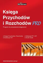 Księga Przychodów i Rozchodów PRO - 1 firma / 1 stanowisko