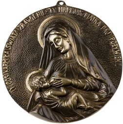 Medalion Matka Boska M18