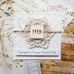 Zaproszenie na Komunię wzór 33