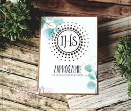 Zaproszenie na Komunię wzór 36
