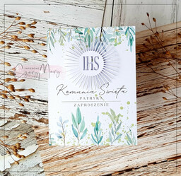 Zaproszenie na Komunię wzór 40