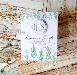 Zaproszenie na Komunię wzór 41