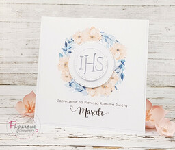 Zaproszenie na Komunię wzór 12