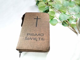Okładka, etui na Pismo Święte, Biblia Tysiąclecia, Pallottinum 22x16