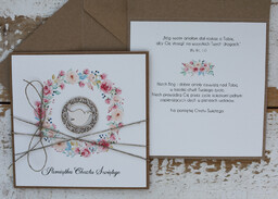 Wyjątkowa kartka na chrzest święty z gotowymi życzeniami